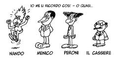 Menico, Peroni, Nando e il Cassiere - come li ricordo io...