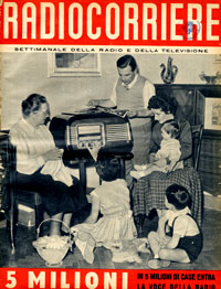 Copertina del Radioccorriere N. 26 - 1954