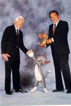 Bill Hanna e Joe Barbera con Tom e Jerry