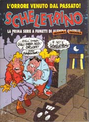 Scheletrino - copertina di Cavazzano