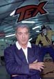Sergio Bonelli davanti al suo mitico Tex