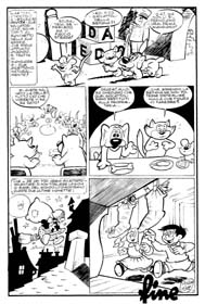 Tavola 9 di una storia sulla Befana, pubblicata sul settimanale "Capitan Walter" verso gli inizi degli anni '50...